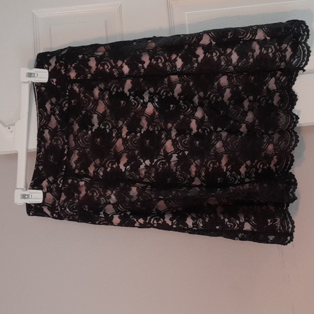 Black Lace Skirt